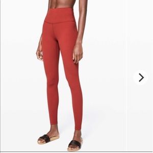Lululemon align leggings in Cayenne